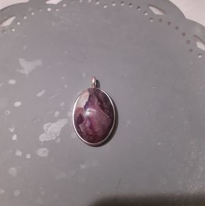 Handcrafted faux Stone pendant